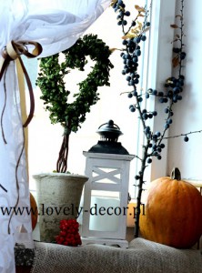dekoracja sal weselnych w barwach jesiennych   